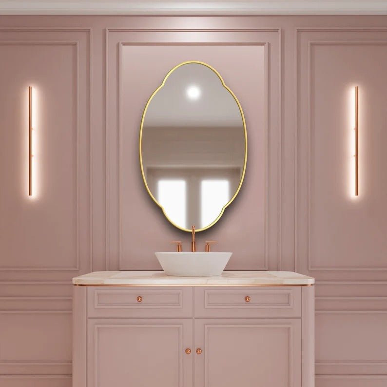 Cloudy Wall Hallway Entryway Minimalist Bedroom Bathroom Mirror | Home Décor | Waseeh Pakistan