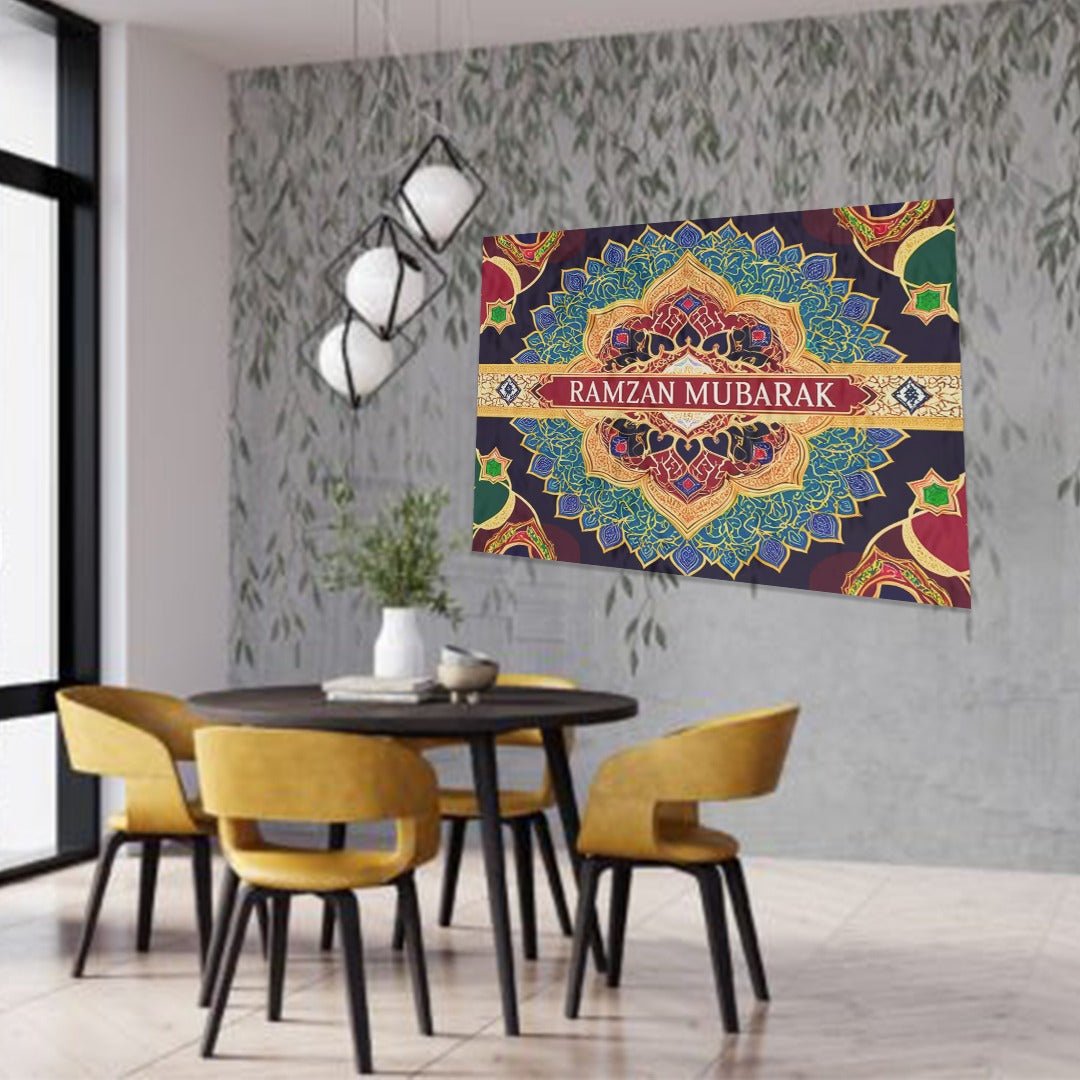 Colorin Wall Hanging Bedroom Living Lounge Special Ramadan Home Decor Tapestry (1 piece) | Home Décor | Waseeh Pakistan