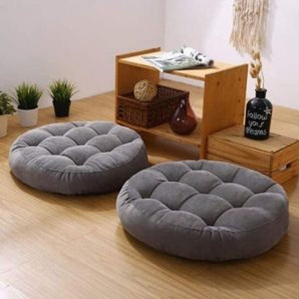 Comfy Seat Solid Floor Filled Cushion (Velvet) | Home Décor | Waseeh Pakistan