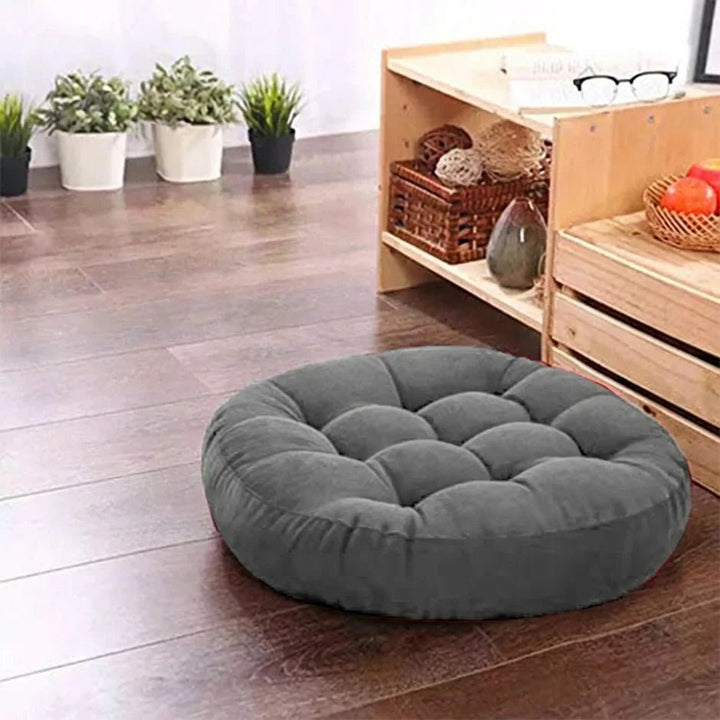 Comfy Seat Solid Floor Filled Cushion (Velvet) | Home Décor | Waseeh Pakistan