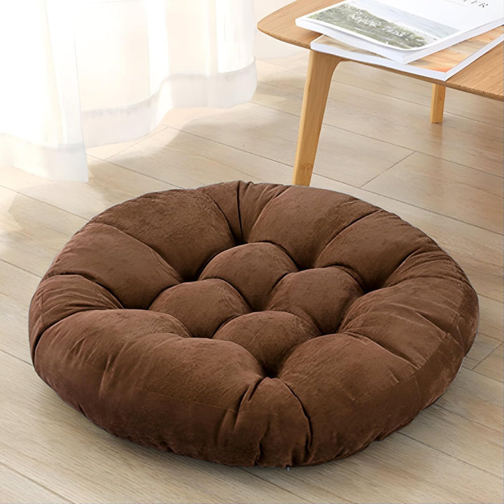 Comfy Seat Solid Floor Filled Cushion (Velvet) | Home Décor | Waseeh Pakistan