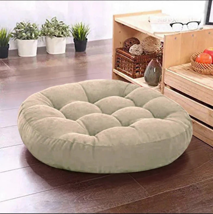 Comfy Seat Solid Floor Filled Cushion (Velvet) | Home Décor | Waseeh Pakistan