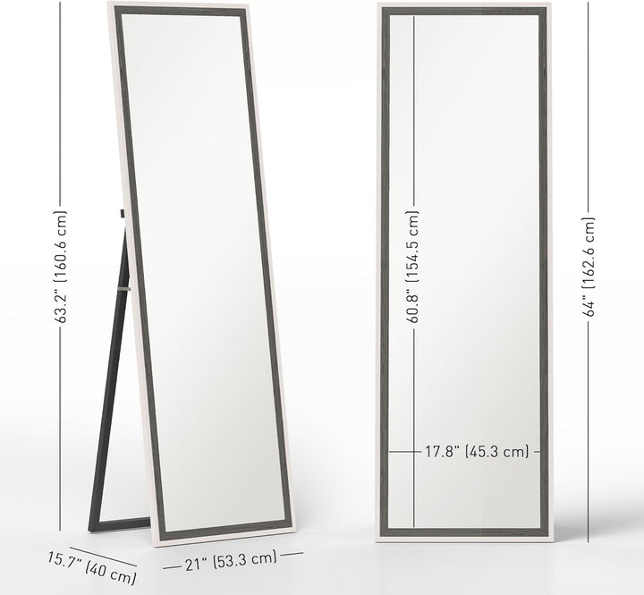 Comom Living Lounge Bedroom Standing Leaning Mirror | Home Décor | Waseeh Pakistan
