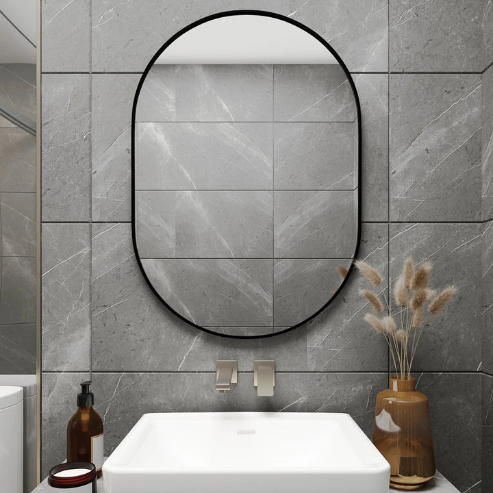 Conguiliao Oval Bathroom Bedroom Vanity Wall Mirror Decor | Home Décor | Waseeh Pakistan