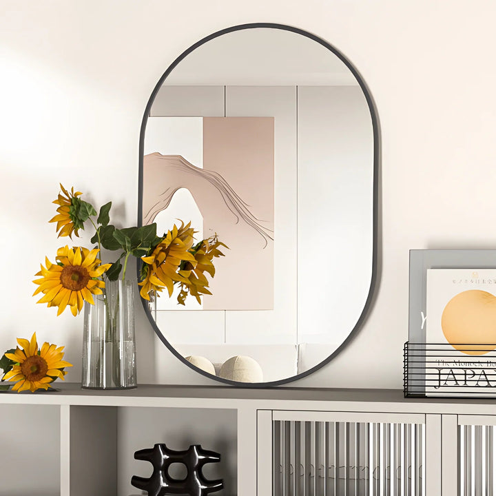 Conguiliao Oval Bathroom Bedroom Vanity Wall Mirror Decor | Home Décor | Waseeh Pakistan