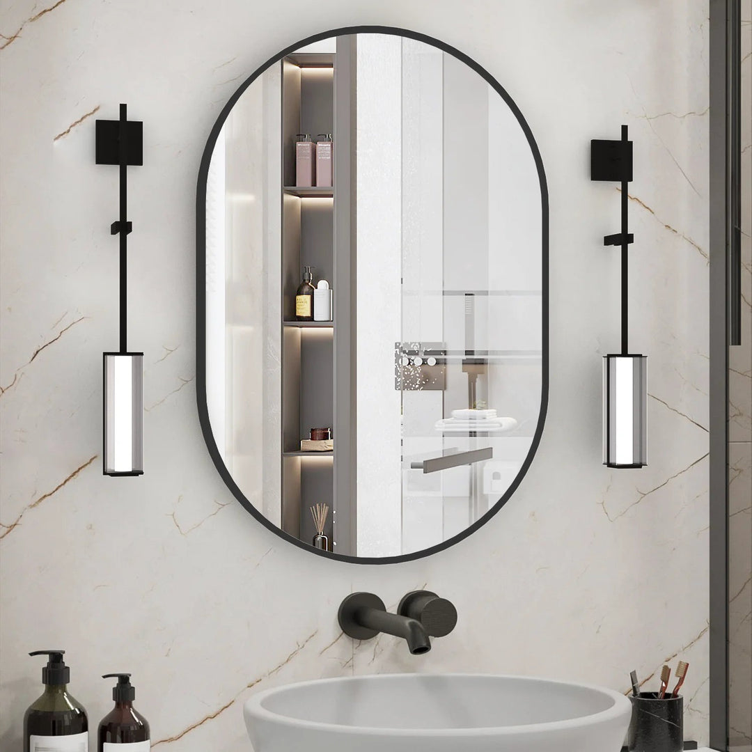 Conguiliao Oval Bathroom Bedroom Vanity Wall Mirror Decor | Home Décor | Waseeh Pakistan