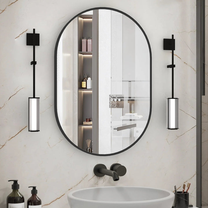 Conguiliao Oval Bathroom Bedroom Vanity Wall Mirror Decor | Home Décor | Waseeh Pakistan