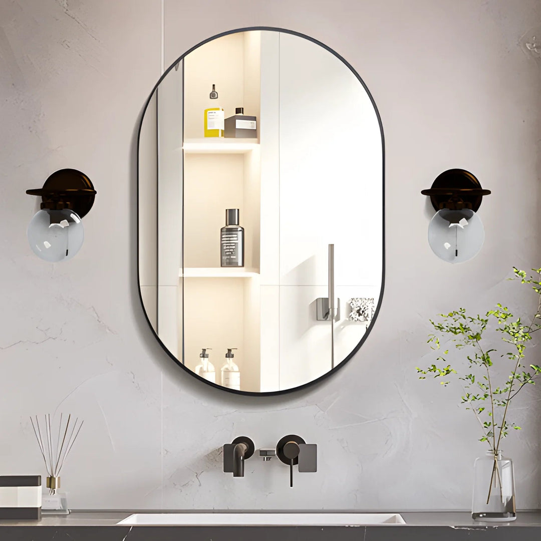 Conguiliao Oval Bathroom Bedroom Vanity Wall Mirror Decor | Home Décor | Waseeh Pakistan