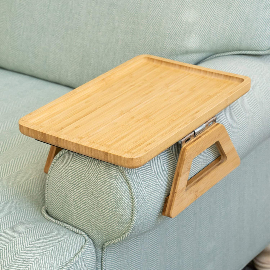 Couch Arm Tray Table, Portable Table and Side Tables for Small Spaces | Not Sale FB | Waseeh Pakistan