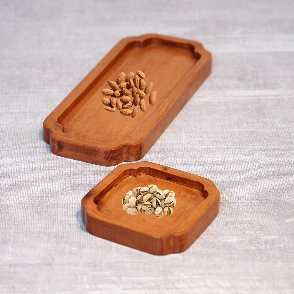 Crivo Tea Wooden Tray | kitchen item | Waseeh Pakistan