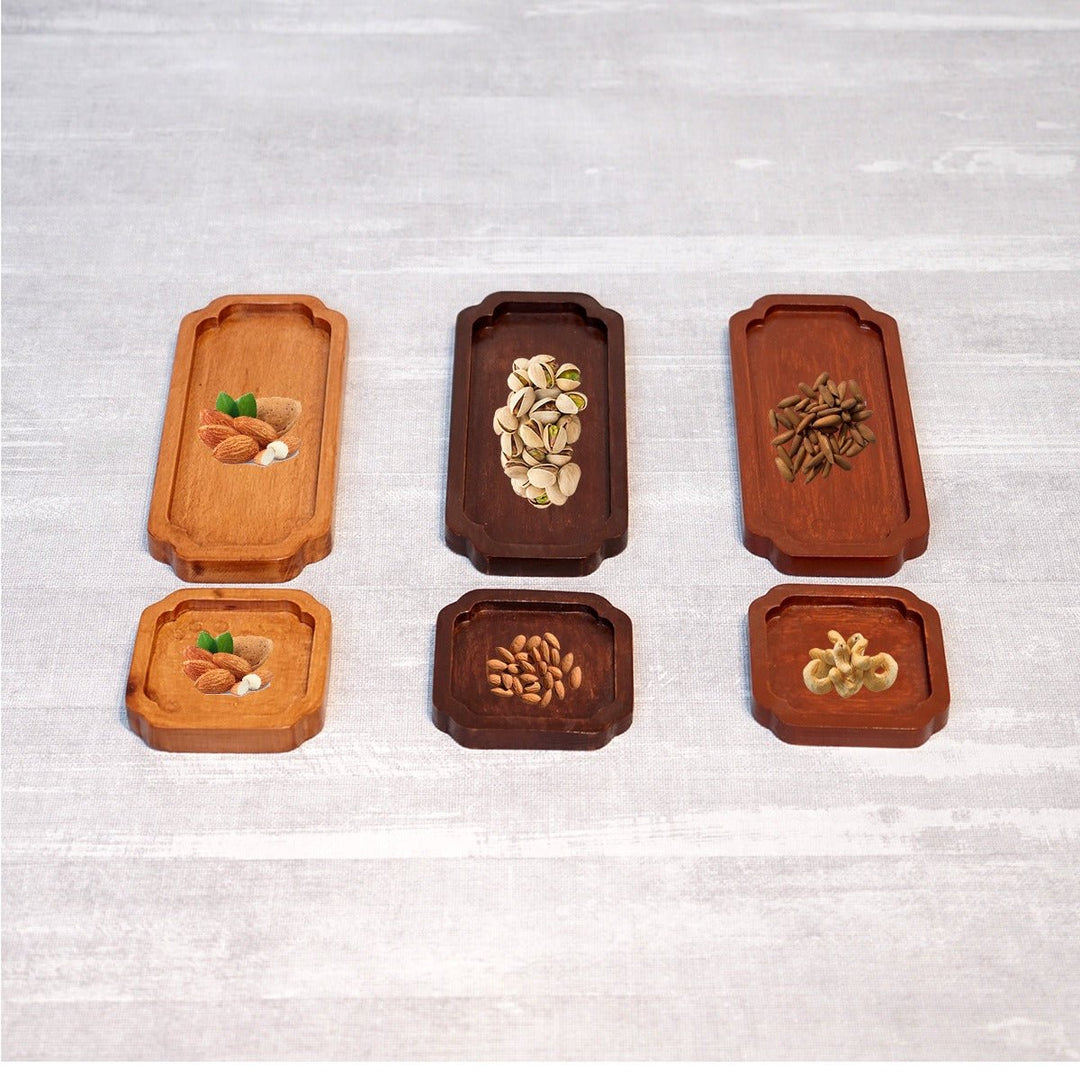 Crivo Tea Wooden Tray | kitchen item | Waseeh Pakistan