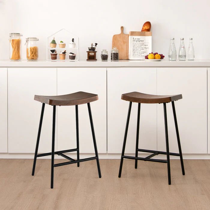 Curzy Wooden Bar Stool Chair | Not Sale FB | Waseeh Pakistan