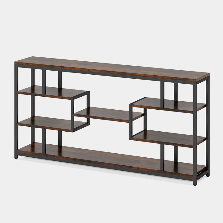 Cyber Narrow Sofa Entryway Table with Open Storage Shelves Console Table | Furniture | Waseeh Pakistan