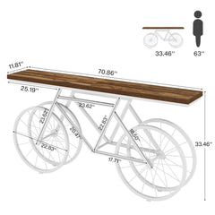 Baisso Cycle Living Lounge Hallway Entryway Console Table