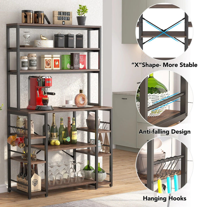 Diverse Oven Kitchen Utensils Cups Spice Storage Organizer Bakers Rack | Furniture | Waseeh Pakistan