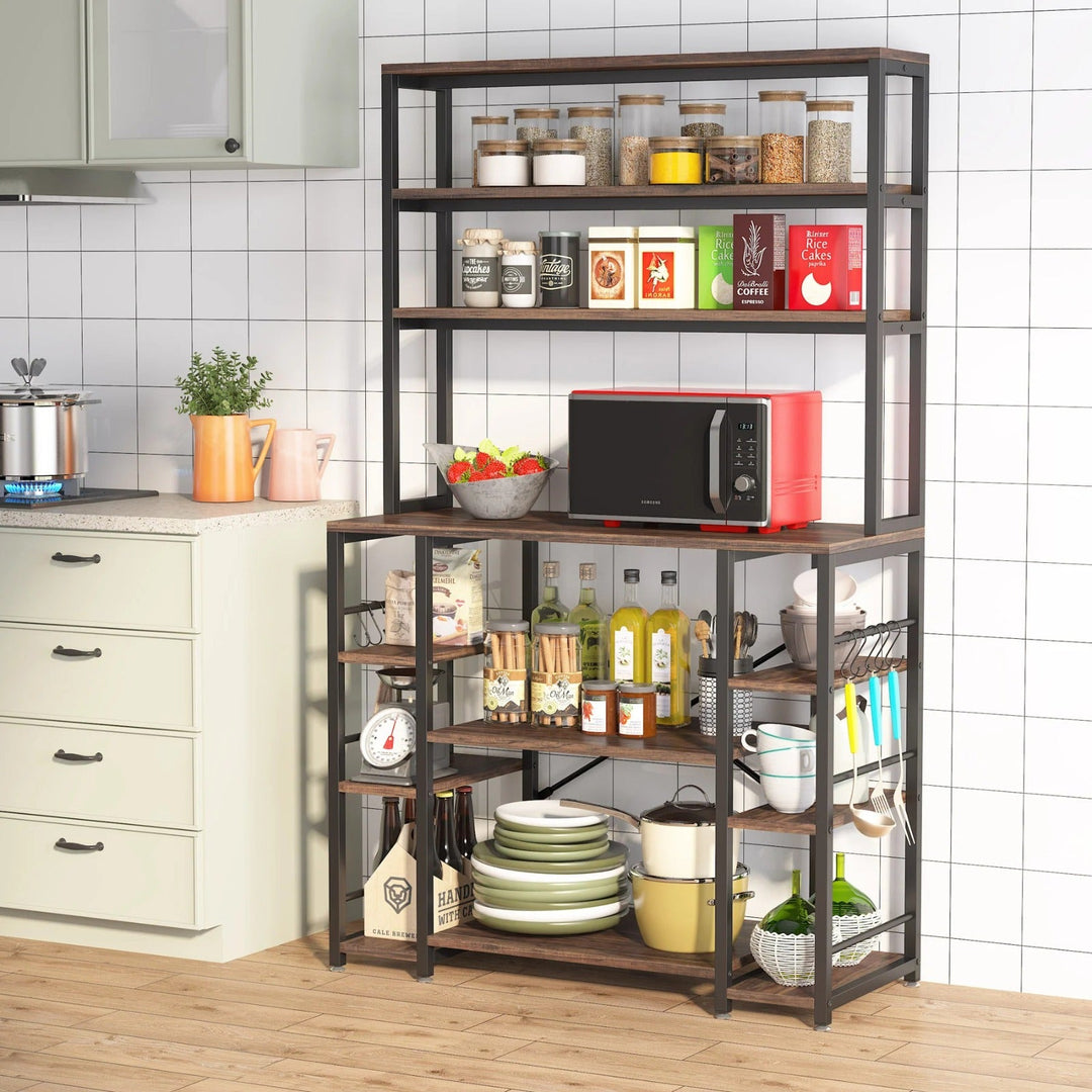 Diverse Oven Kitchen Utensils Cups Spice Storage Organizer Bakers Rack | Furniture | Waseeh Pakistan