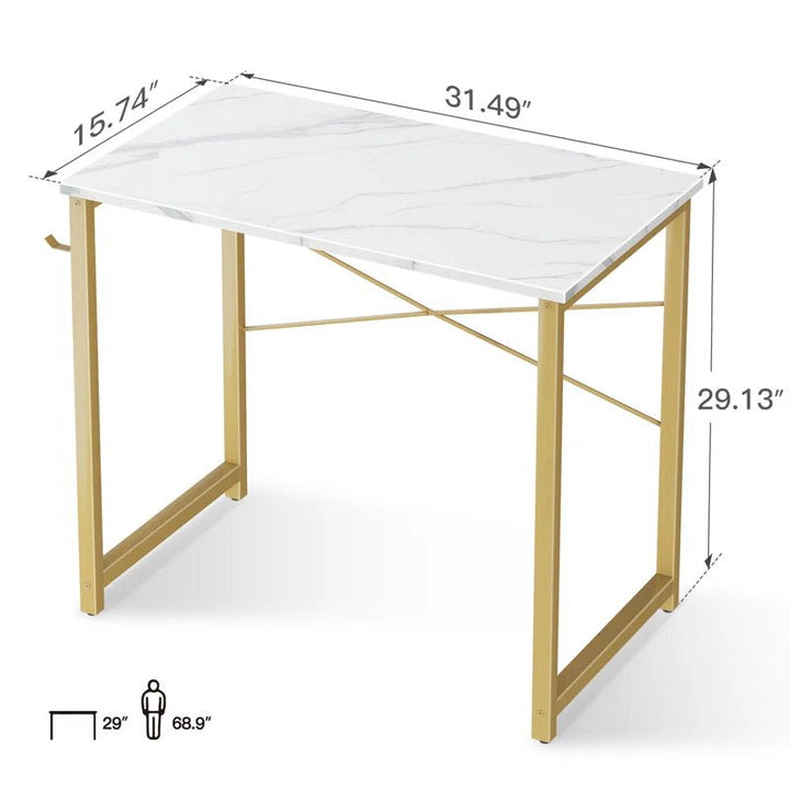 Djellona Metal Base Home Office Writing Working Desk | Furniture | Waseeh Pakistan
