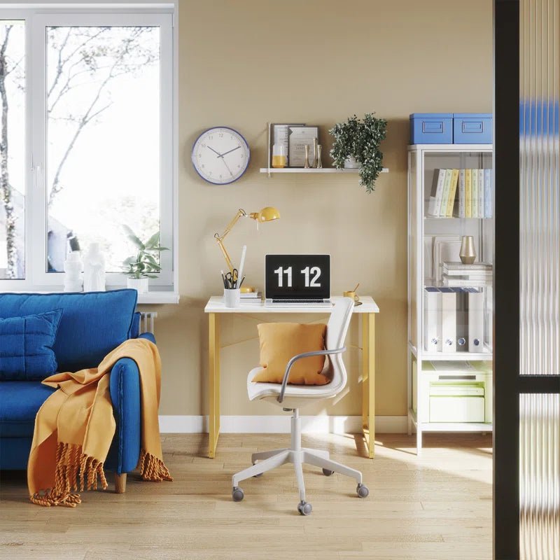 Djellona Metal Base Home Office Writing Working Desk | Furniture | Waseeh Pakistan