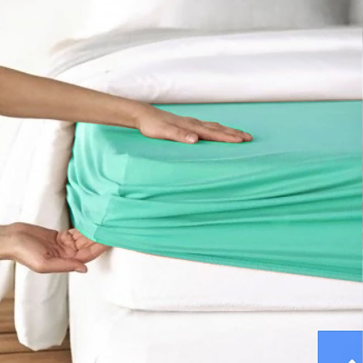 Double Bed Fitted Bedsheets - Without Pillow Covers | Home Décor | Waseeh Pakistan