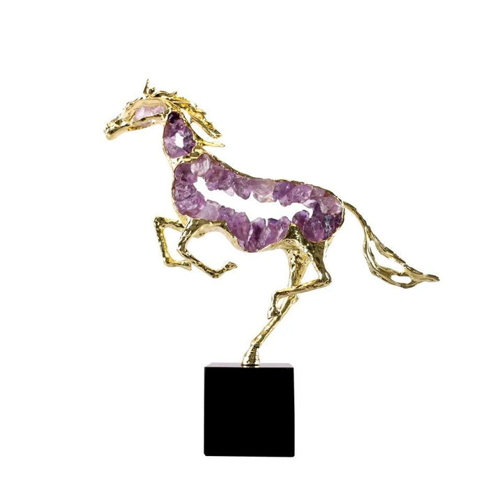 Double Pearl Horse Sculpture Decor | Home Décor | Waseeh Pakistan