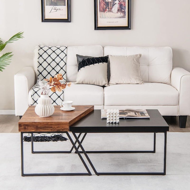 Dovra Nesting Coffee Tables (Set of 2) | Furniture | Waseeh Pakistan