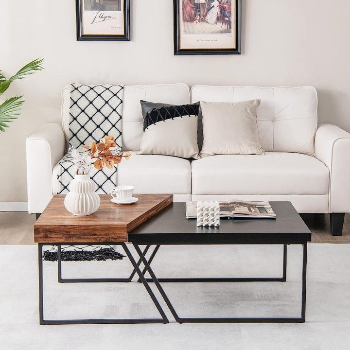Dovra Nesting Coffee Tables (Set of 2) | Furniture | Waseeh Pakistan