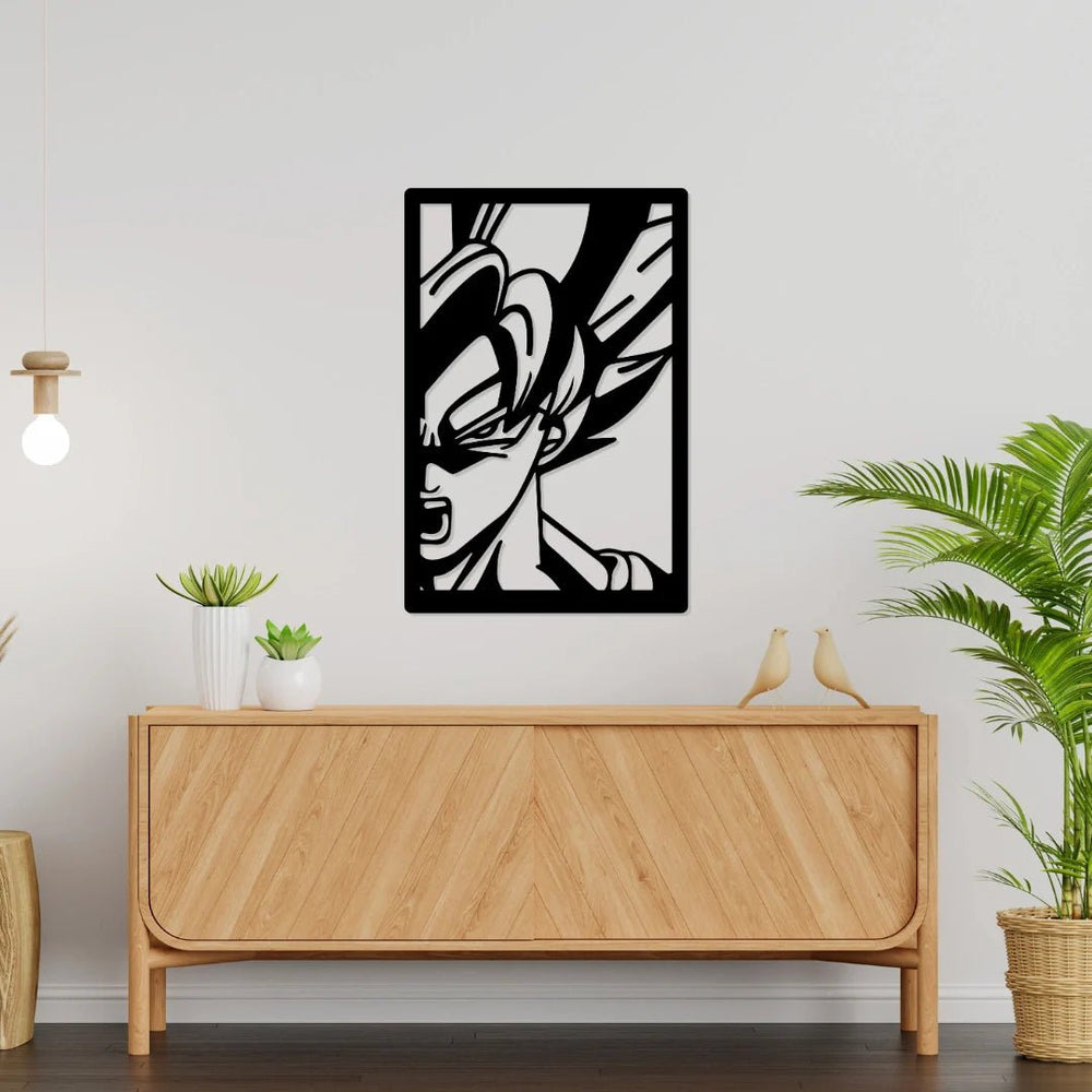 Dragon Ball Z Inspired - Goku Anime Wall Hanging Frame Decor | Furniture | Waseeh Pakistan