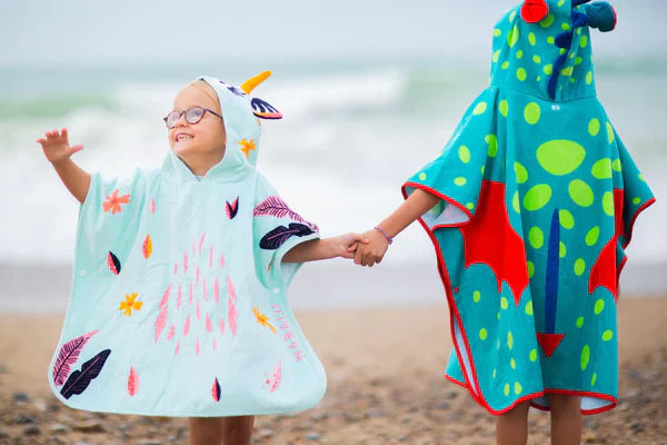 Miralisse Aqua Kids Wearing Ponchu
