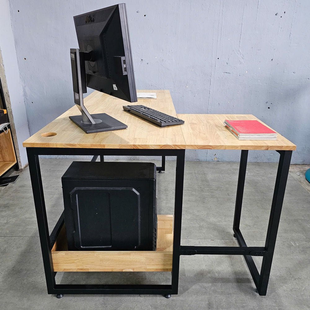 Ducolo L-shaped computer Desk Workstation Table | Furniture | Waseeh Pakistan