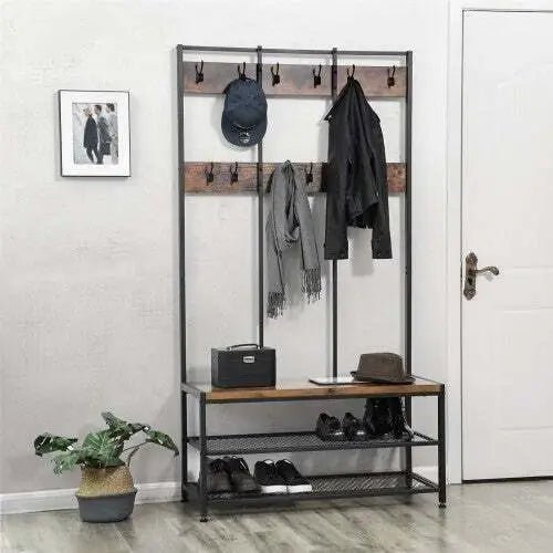 DWAYNE Entryway Hall Living Bedroom Coat Shoe Organizer Storage Rack | Furniture | Waseeh Pakistan