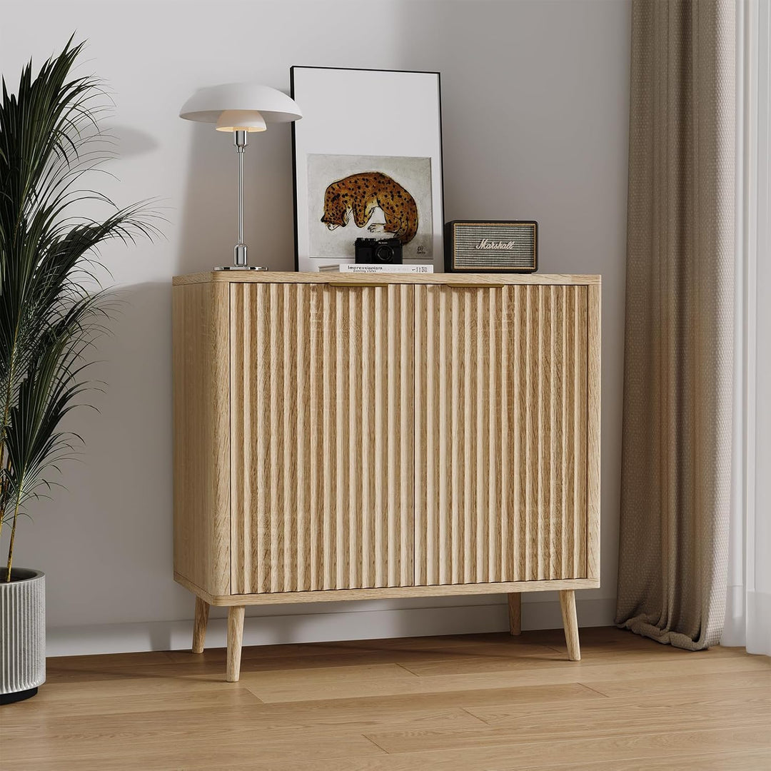 Edart Fluted Cabinet Storage Console Table | Furniture | Waseeh Pakistan