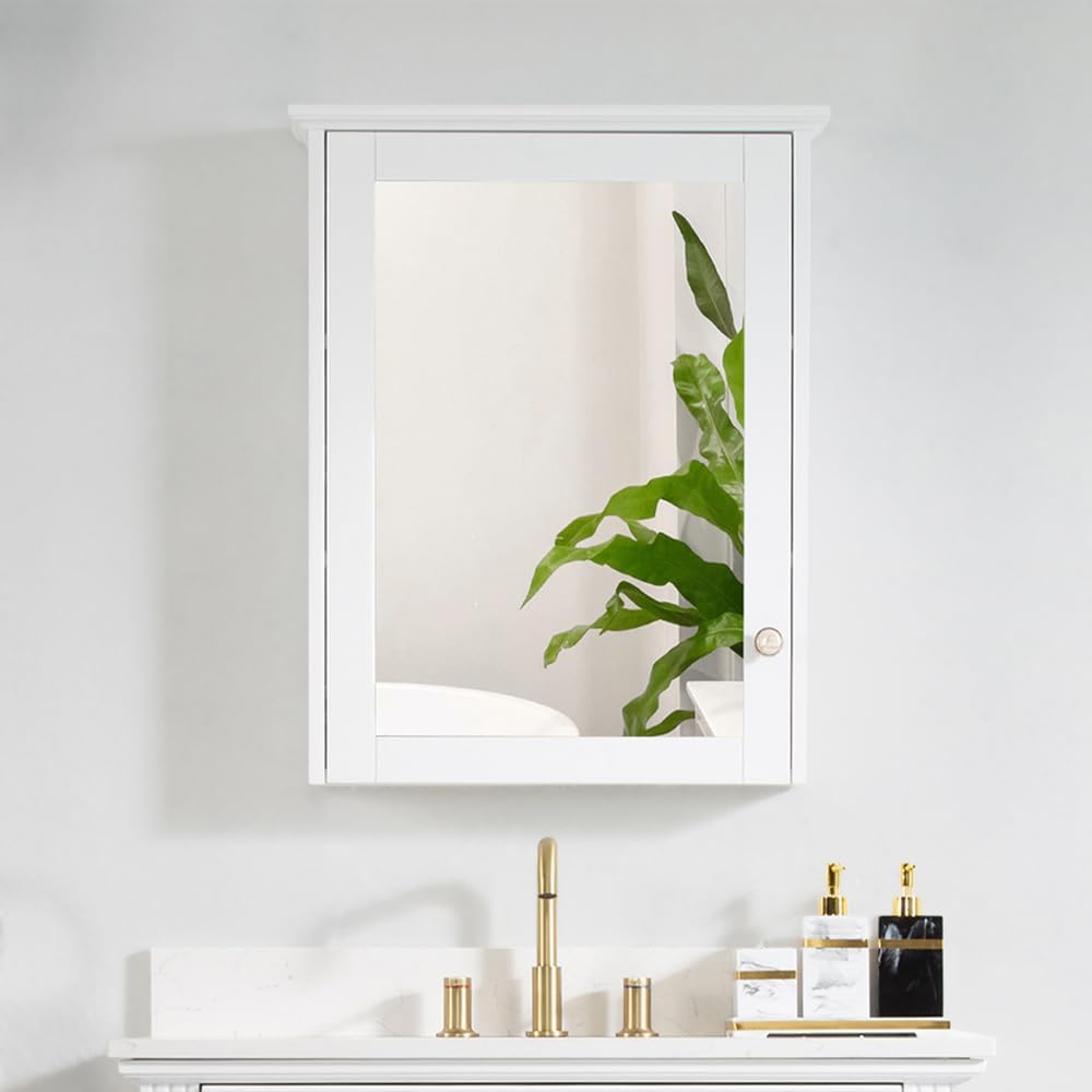 Elfor Bathroom Wall Hanging Cabinet Mirror Organizer Storage Decor | Furniture | Waseeh Pakistan