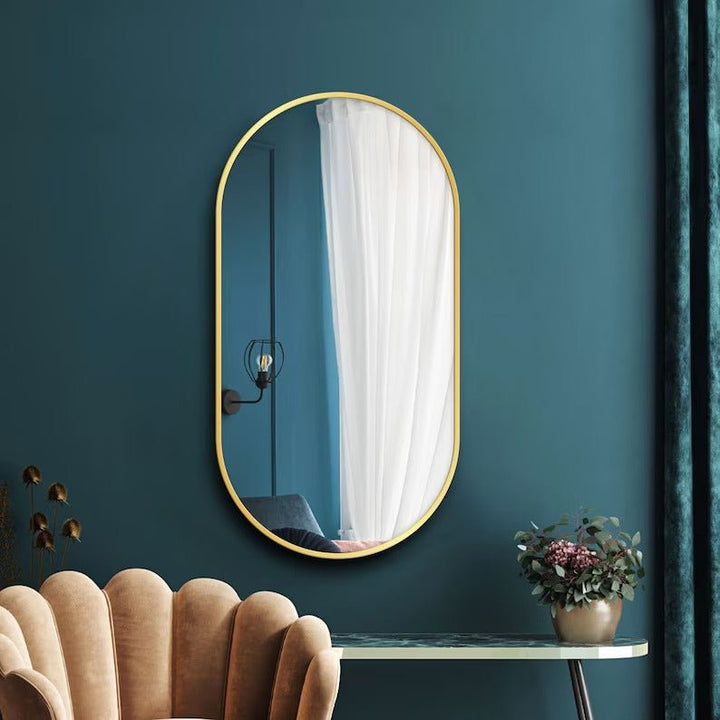 Ellipse Wall Hanging Bathroom Entryway Home Decor Mirror | Home Décor | Waseeh Pakistan