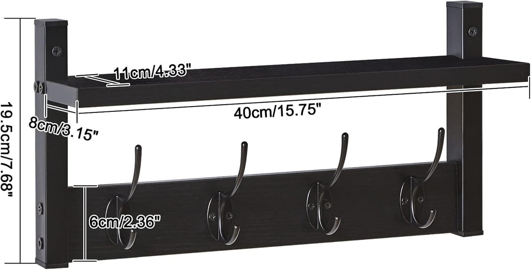 Esive Coat Keys Organizer Wall Mounted Floating Shelve | Furniture | Waseeh Pakistan