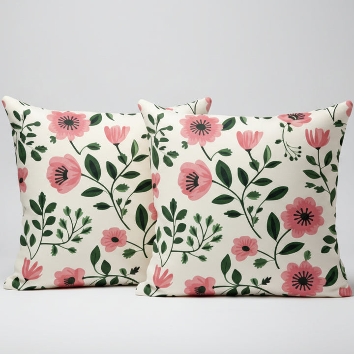 Zariel Bedroom Drawingroom Sofa Cushion Covers (Pack of 2)