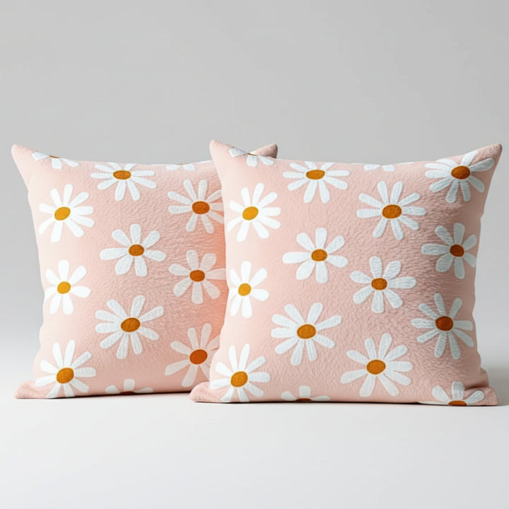 Virel Bedroom Drawingroom Sofa Cushion Covers (Pack of 2)
