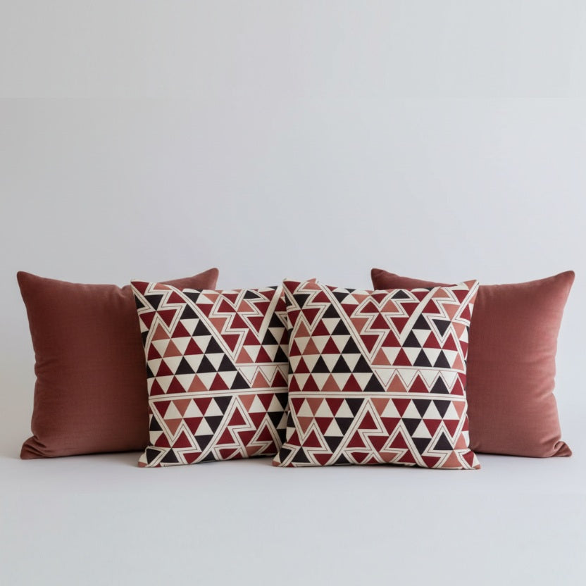 Rynel Bedroom Drawingroom Sofa Cushion Covers (Pack of 4)