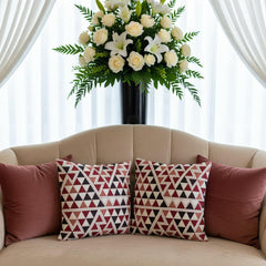 Rynel Bedroom Drawingroom Sofa Cushion Covers (Pack of 4)