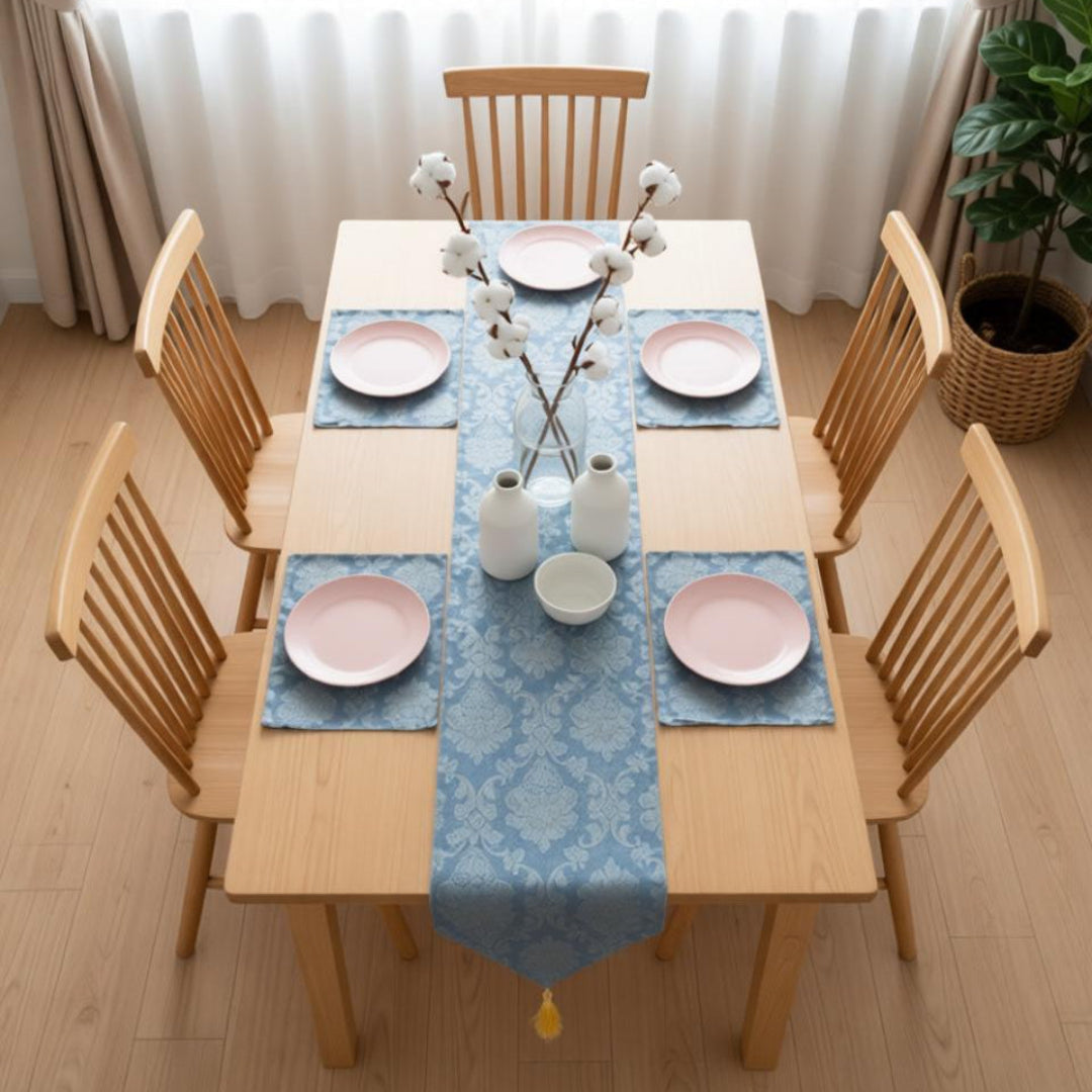 Avenia Table Runner &amp; Mats Set (Shanghai Fabric)