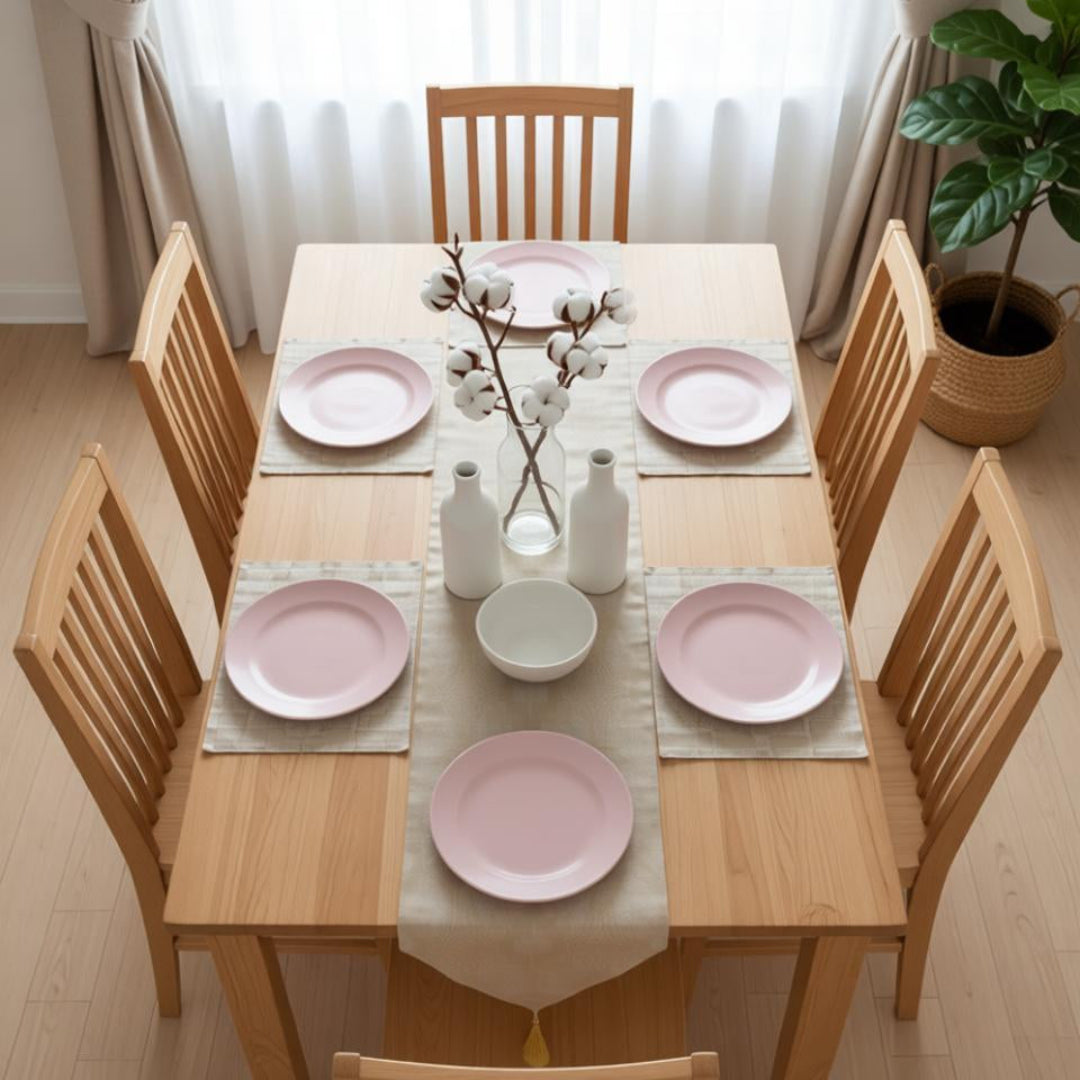 Avenia Table Runner &amp; Mats Set (Shanghai Fabric)