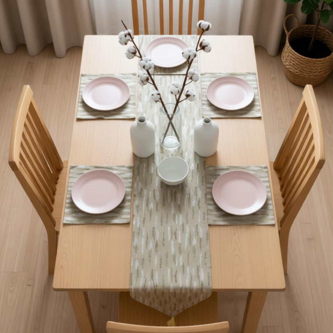 Norielle Table Runner &amp; Mats Set (Shanghai Fabric)