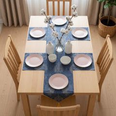 Saro Lifestyle Dining Table Runner With 4 Mats