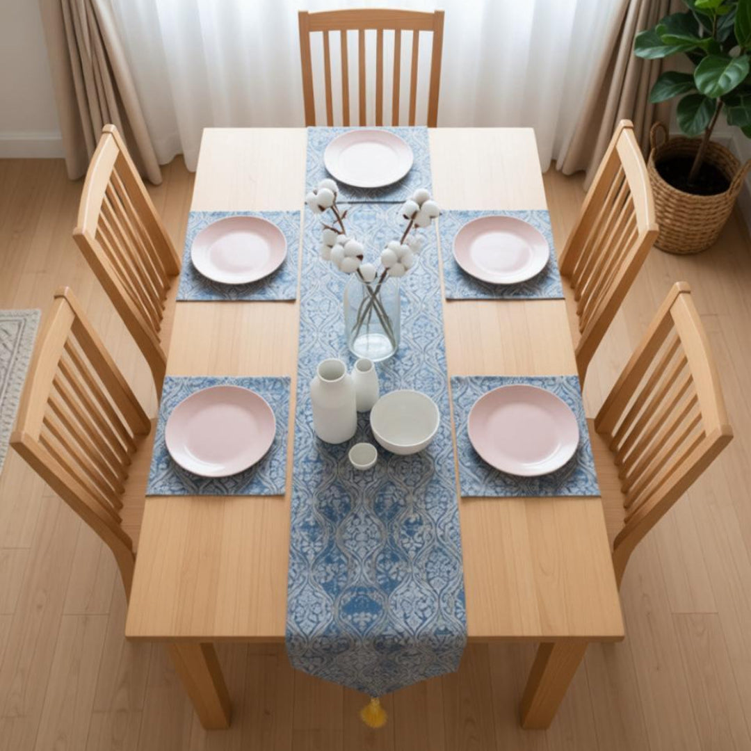 Liora Table Runners &amp; Mats Set (Shanghai Fabric)