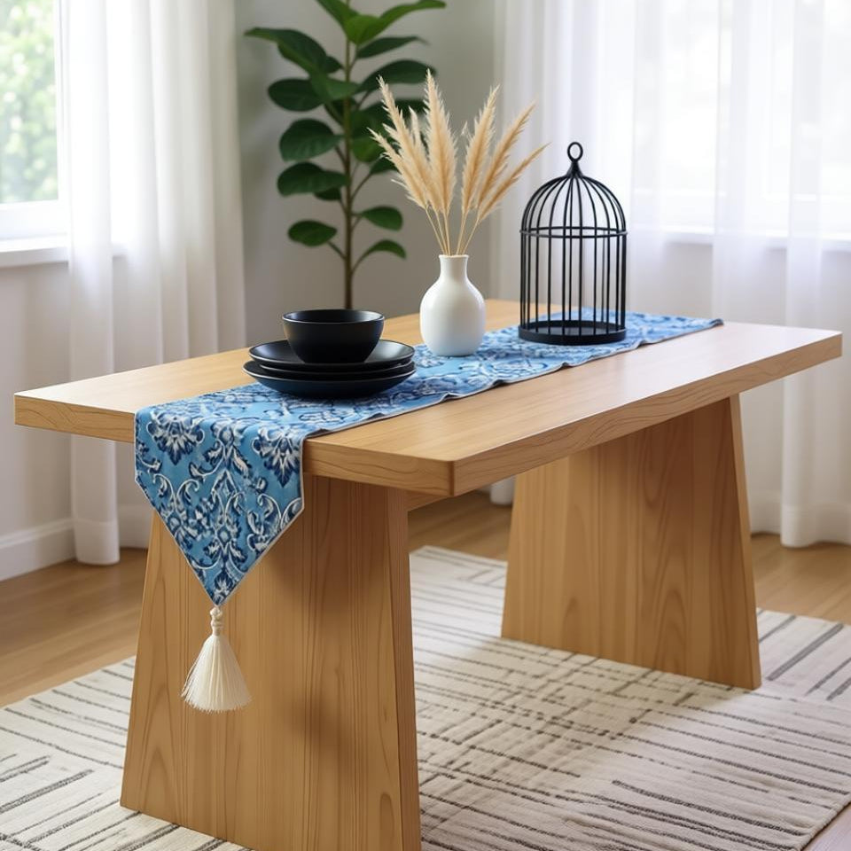 Liora Table Runners &amp; Mats Set (Shanghai Fabric)