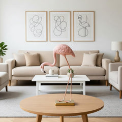 Flamingo Statue Decor
