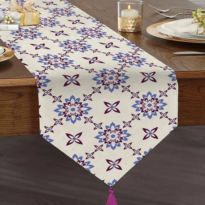 Fancy Flower Dining Lounge Drawing Room Table Decor Runner | Home Décor | Waseeh Pakistan