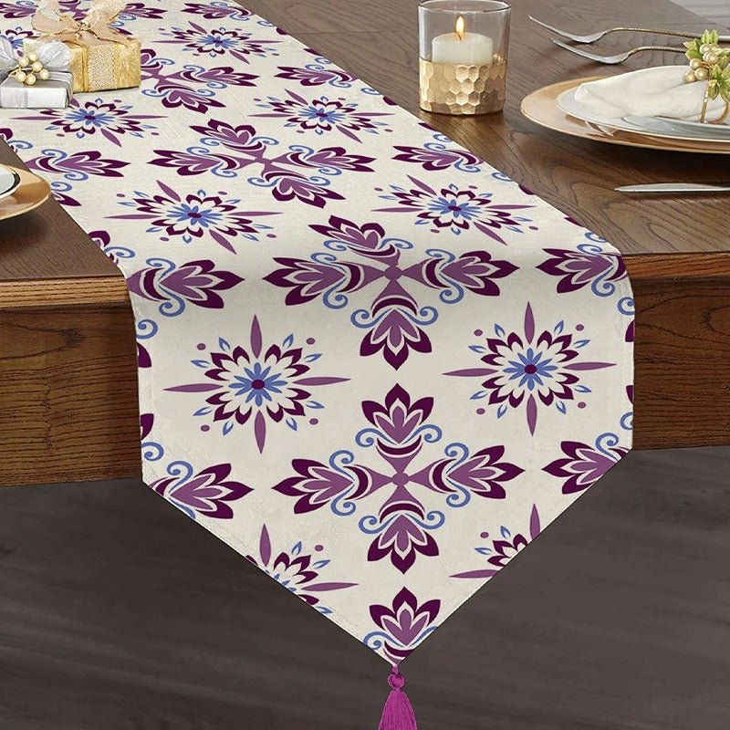 Fancy Flower Dining Lounge Drawing Room Table Decor Runner | Home Décor | Waseeh Pakistan