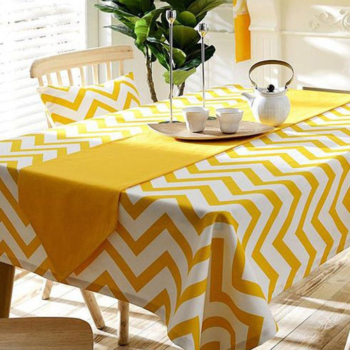 Fancy Printed Duck Cotton Table Cover | Not Sale FB | Waseeh Pakistan