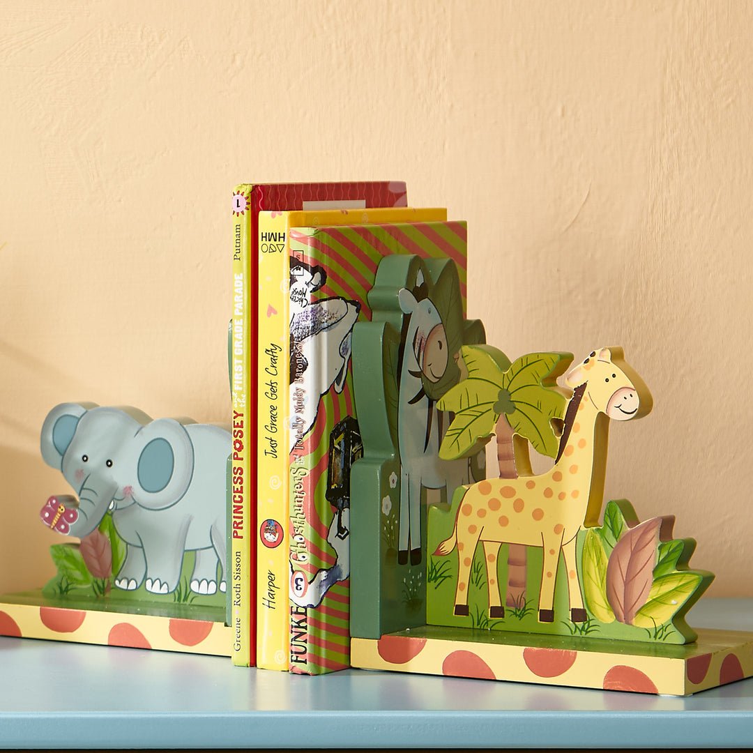 Fantasy Fields UV Printed Sunny Safari Kids Bookends | Home Décor | Waseeh Pakistan
