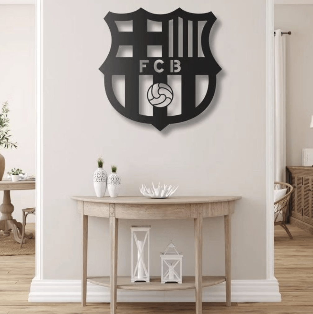 FC Barcelona Crest Wall Art - Iconic Football Club Decor for Barça Fans | Home Décor | Waseeh Pakistan